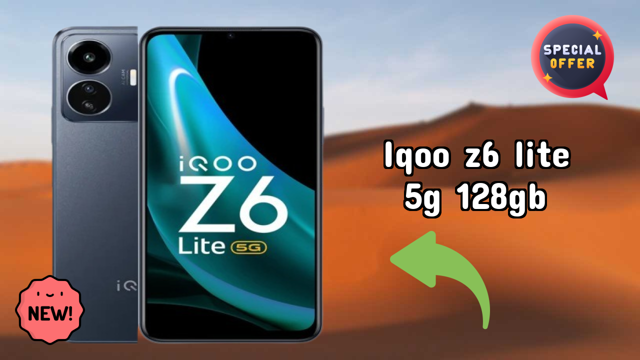IQOO Z6 Lite 5G 128GB Display Technology: 6.58 Inches (16.71 Cm) Screen