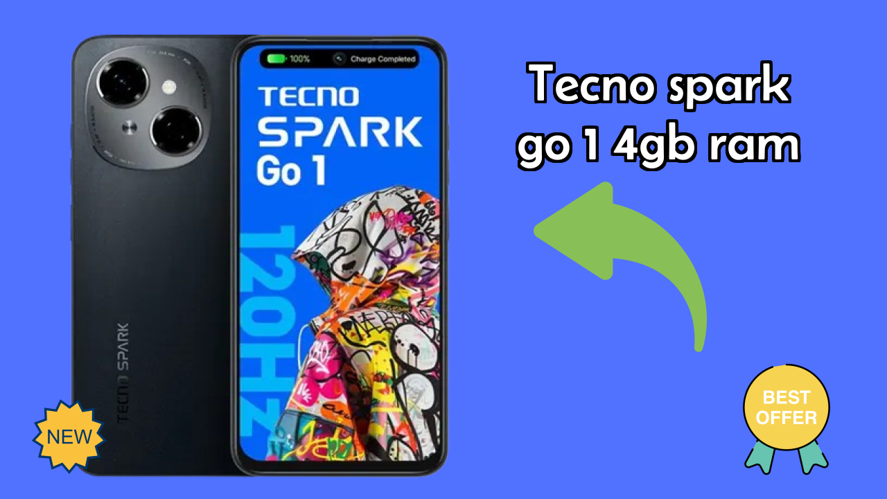 Tecno Spark Go 1 4GB RAM at ₹7,299 - Complete Review & Rating