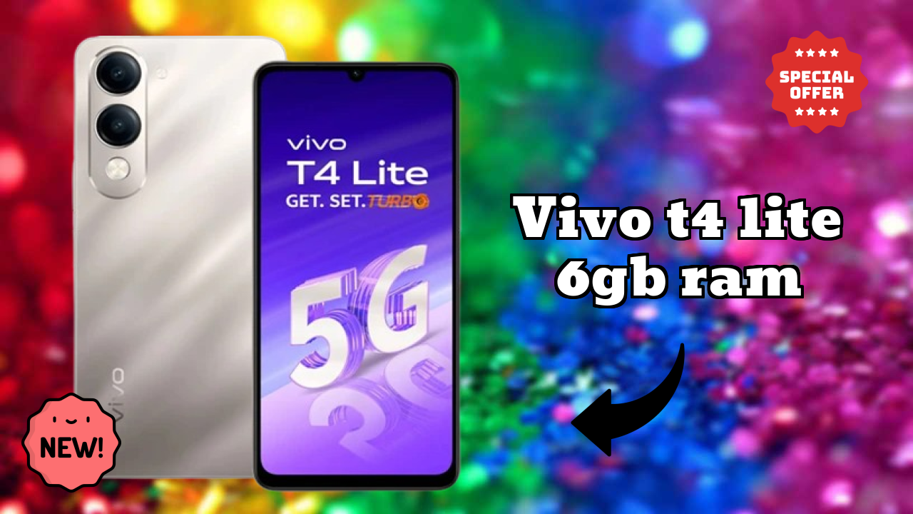 Vivo T4 Lite 6GB RAM Performance: MediaTek Dimensity 6300 Speed Review